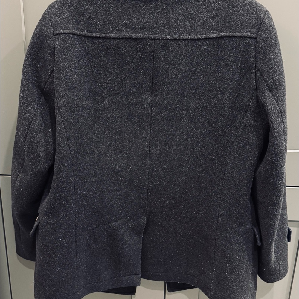 Scotch & Soda Dark Gray Pea Coat - Picture 2 of 5
